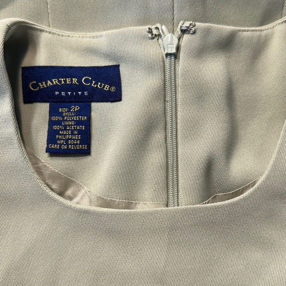 VTG Charter Club lime green Dress - Picture 6 of 6